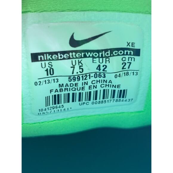 Nike ZOOM WILDHORSE Women's NEW Vintage Running Shoes Green US Size 10 NIB - Picture 10 of 11